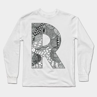 Zentangle R Long Sleeve T-Shirt